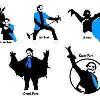 Papa & Ghouls “On-Stage Spark” Vinyl Decals