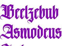 Ghost “Six Lords of Hell” Vinyl Decal