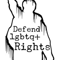 “Defend Human Rights” Resistance Vinyl Decal