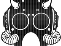 Nameless Ghoul Mask Inspired Vinyl Decal