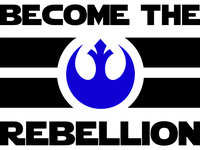 “Become the Rebellion” Star Wars–Inspired Flag Vinyl Decal