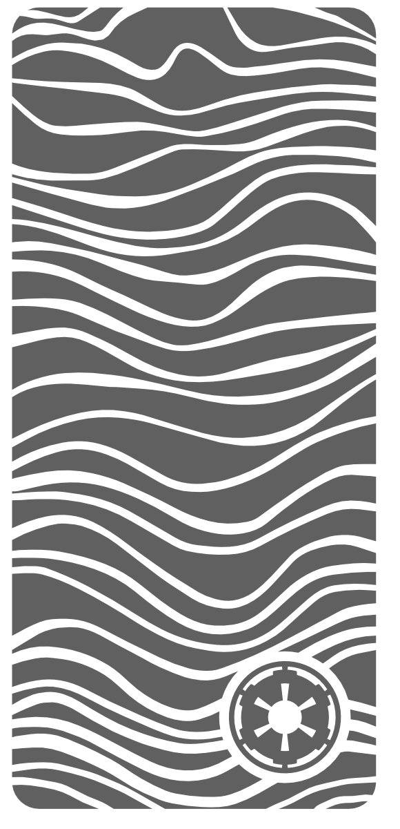 Beskar Steel Ingot Vinyl Decal