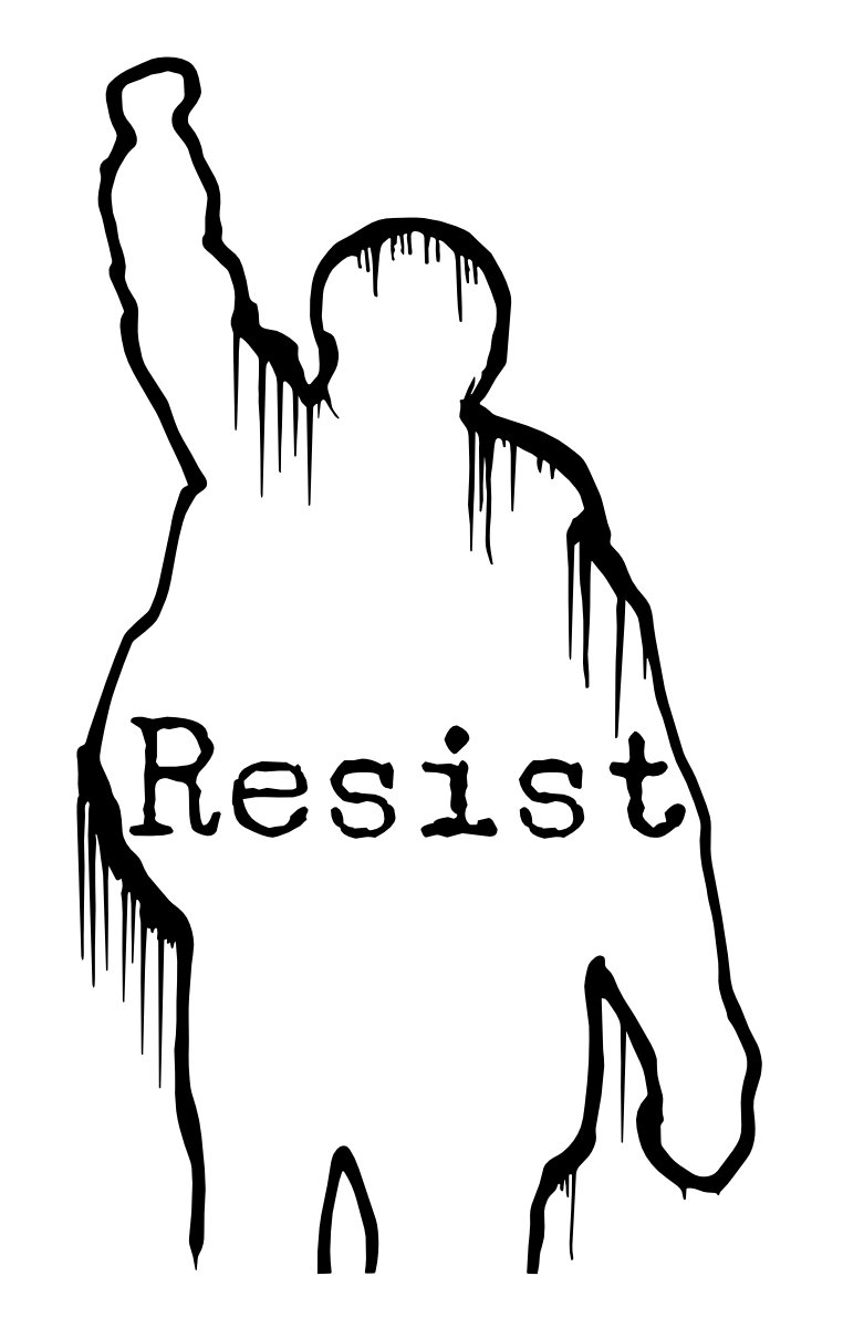 “Defend Human Rights” Resistance Vinyl Decal