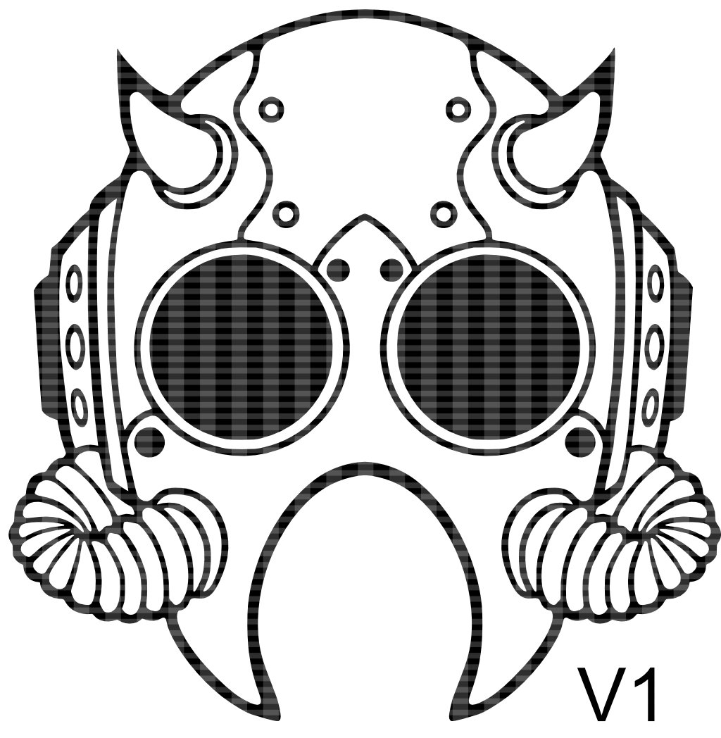 Nameless Ghoul Mask Inspired Vinyl Decal