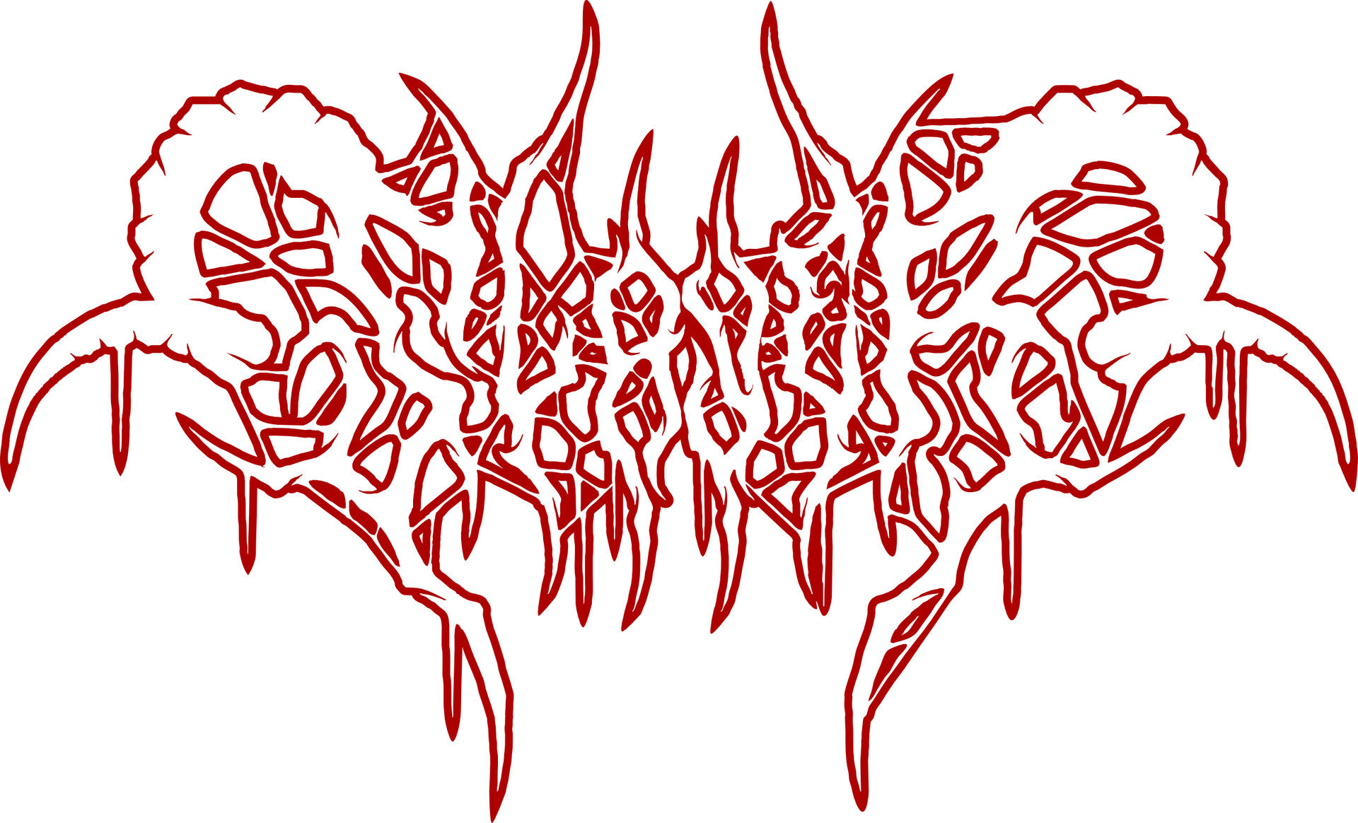 Custom Death Metal Font Vinyl Decal
