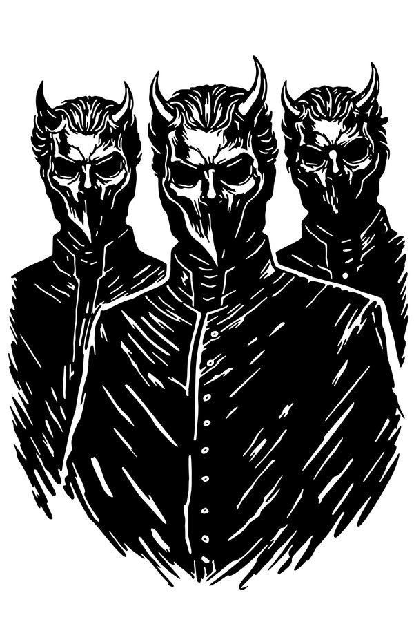 Nameless Ghoul Trio Vinyl Decal