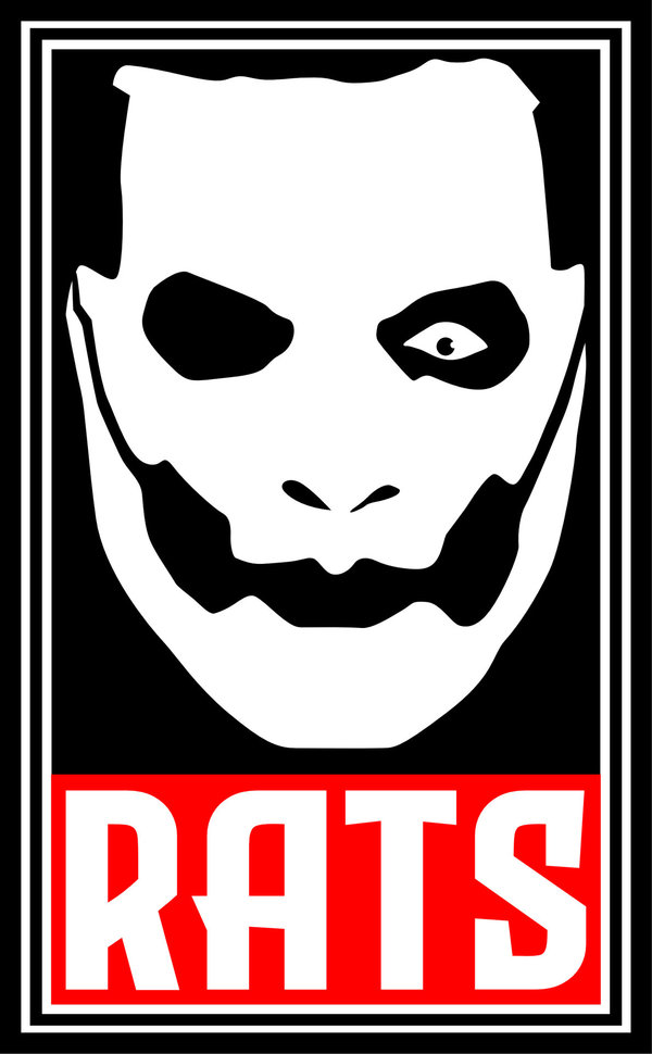 Ghost “RATS” Obey-Style Vinyl Decal