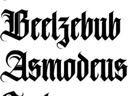 Ghost “Six Lords of Hell” Vinyl Decal