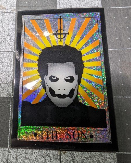 Papa Emeritus IV “The Son” Tarot Die-Cut Sticker